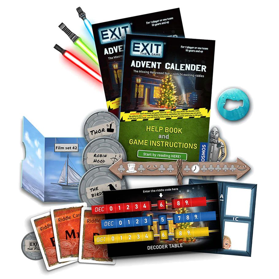 Exit the Game : Advent Calendar - The Missing Hollywood Star